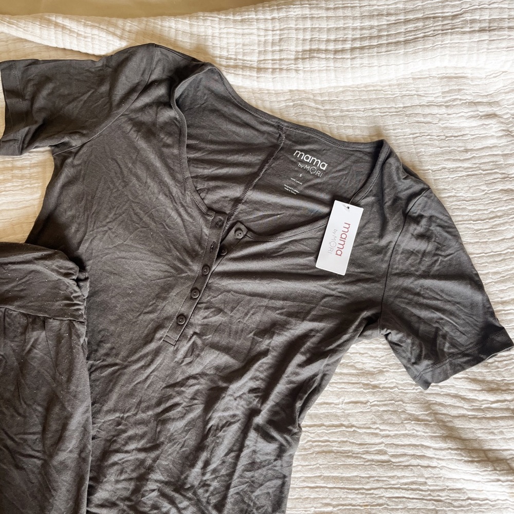 Mama by MORI Nursing / Postpartum / Maternity Pajama Lounge set for hospital bag